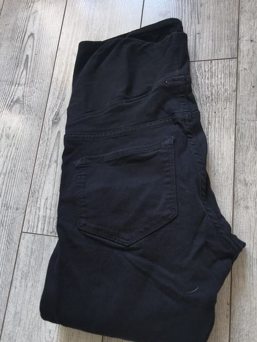 Ciążowe spodnie jeansowe hm 38 jak nowe