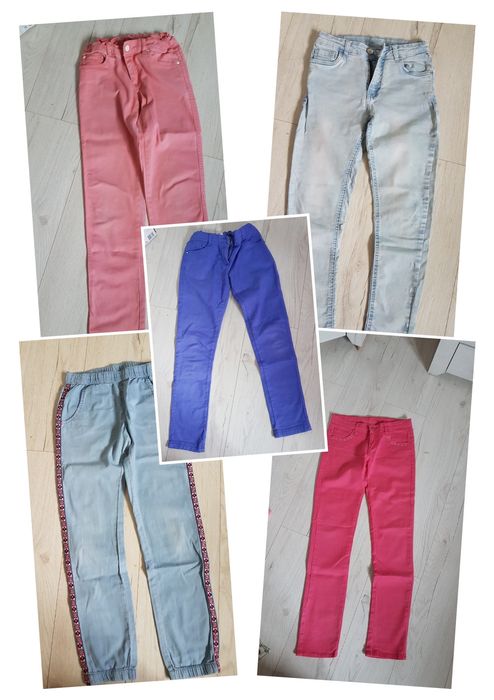 Spodnie  dla dziewczynki rozmiar 140 do 158