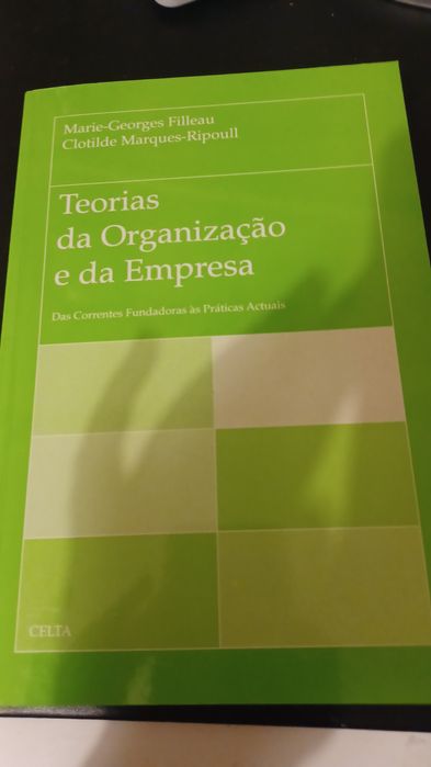 Livro "Teorias da Organização e da impresa" de Marie-Georges