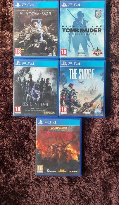 PS4 de 1Tb, 2 comandos e 5 jogos