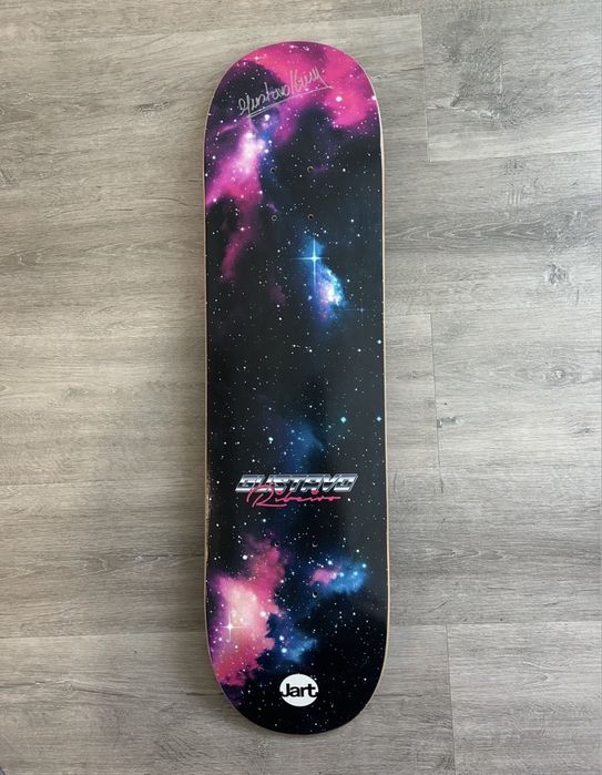 Tábua de skate autografada Gustavo Ribeiro