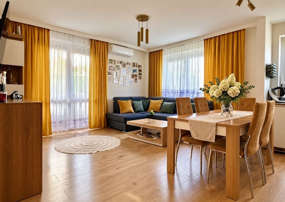 3 pokoje| 55,66m| parter| balkon | 2 miejsca parkingowe| klimatyzacja