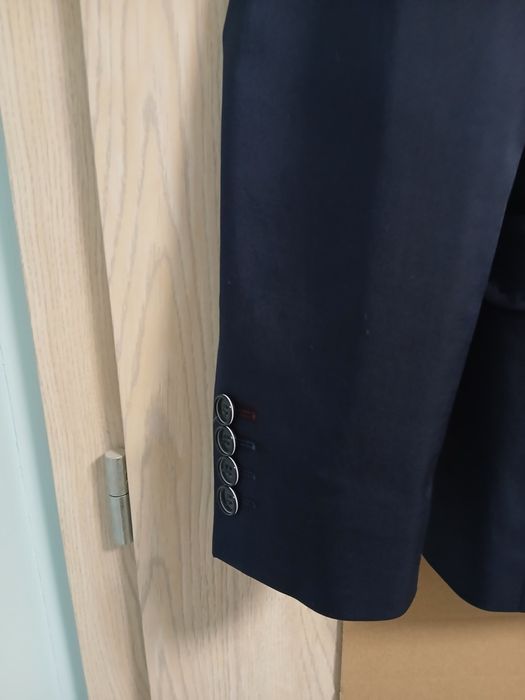 Granatowa marynarka męska slim fit