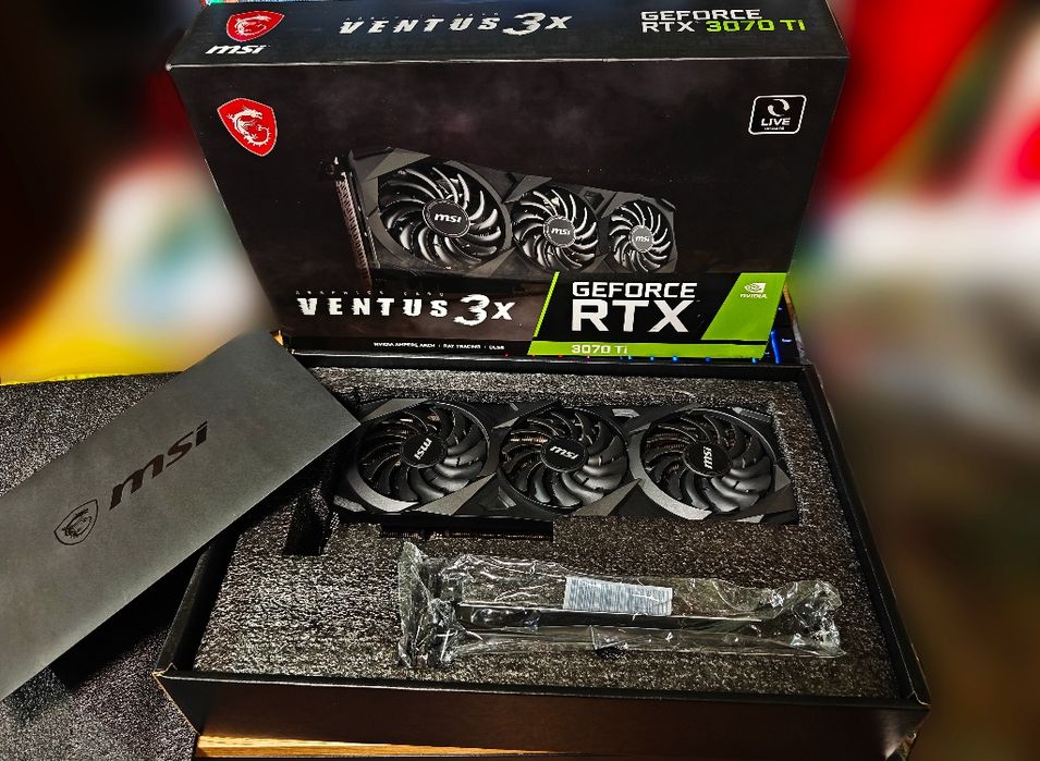 ‼️Відеокарта Geforce   RTX 3070Ti/ Msi Ventus 3x/ Гарантія 100%‼️