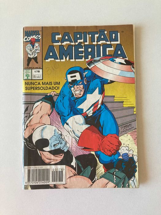 Capitão América Nº178 Nunca mais um Supersoldado! - HQ PT/BR