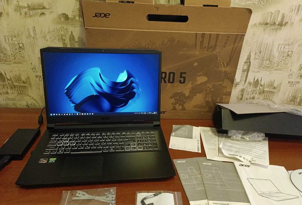 Acer Nitro 5 | 17" 144Hz Full HD | Ryzen 7 5800H | RTX 3060 | 16GB RAM | 512GB SSD