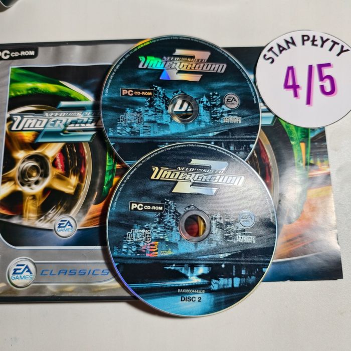gra pc - need for speed underground 2 - polskie wydanie pudełkowe