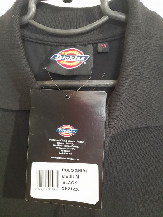 Нова чоловіча футболка поло Dickies чорна М