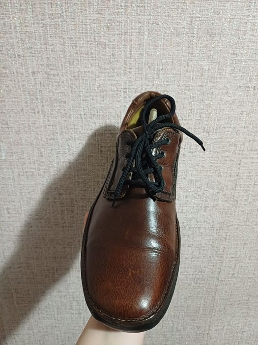 Шкіряні чоловічі туфлі Clarks, розмір 43-44, устілка 29см.