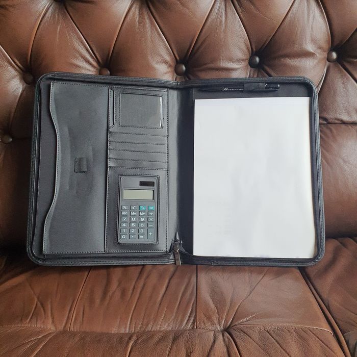 Папка для документів, папка з калькулято, нова