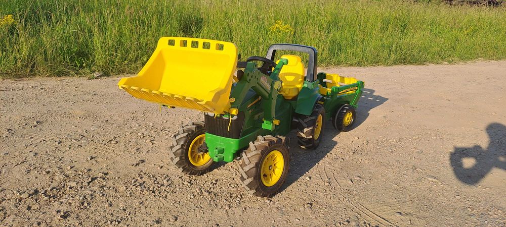 Traktor z przyczepką John Deere Rolly Toys