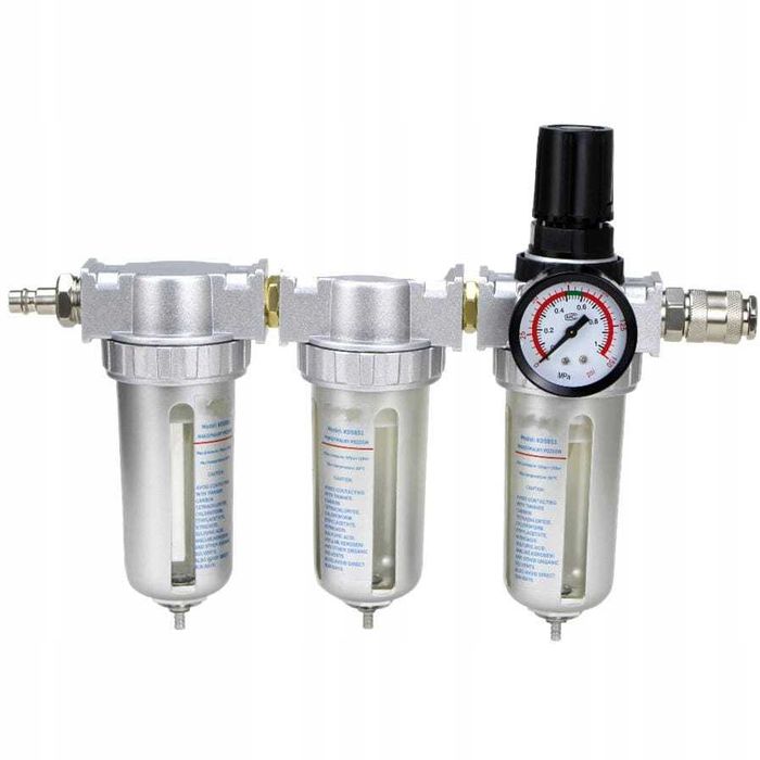 FILTR POWIETRZA odwadniacz lakierniczy + reduktor manometr KD5851