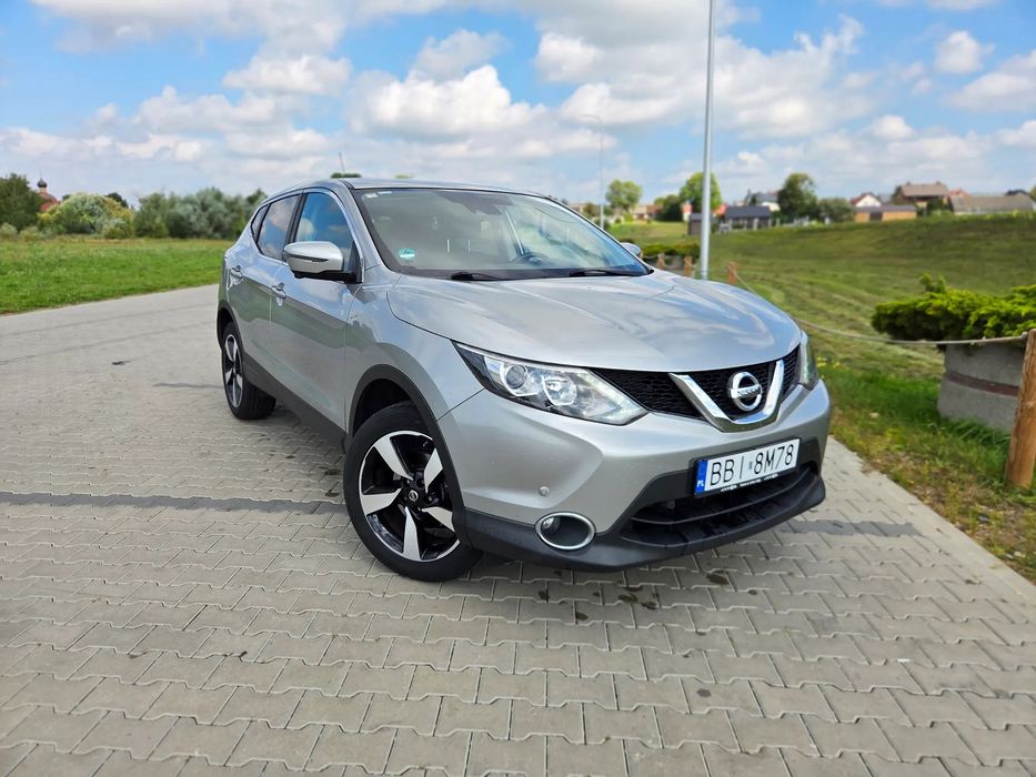 Nissan Qashqai Piękny Nissan Quaskai benzyna 115 KM Sprowadzony, Serwisowany ACC 360°