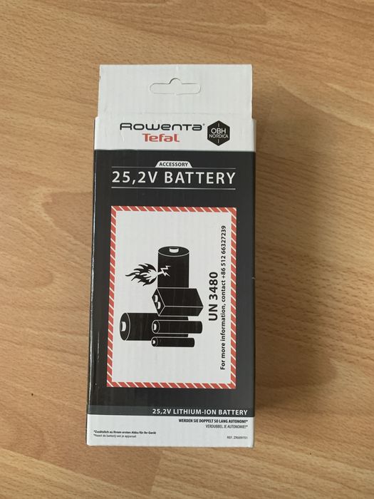 Акумуляторна батарея 25,2 V до пилососів rowenta, tefal