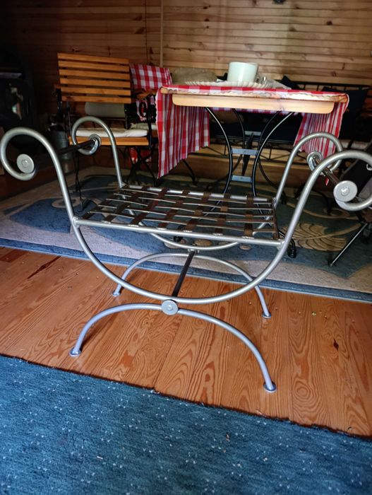 Taboret metalowy
