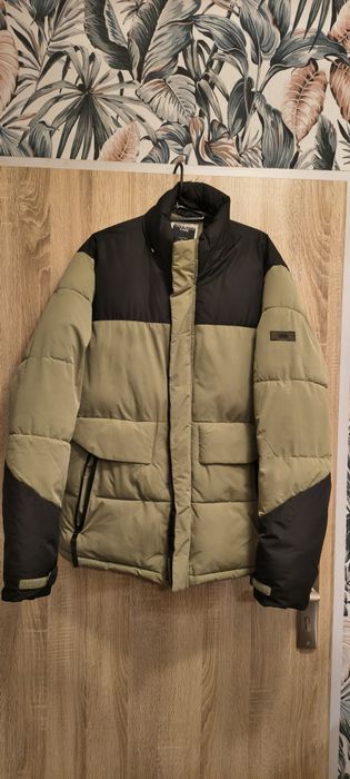 Kurtka puchowa, JACK and JONES, rozmiar XL. Khaki