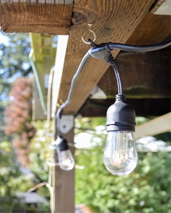 Вулична ретро гірлянда 20 ламп ip67 фабрична гірлянда вологістійка