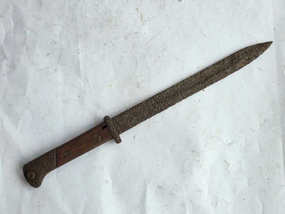 Stary bagnet polski typ Perkun wrzesień 1939 oryginał (bez pochwy)