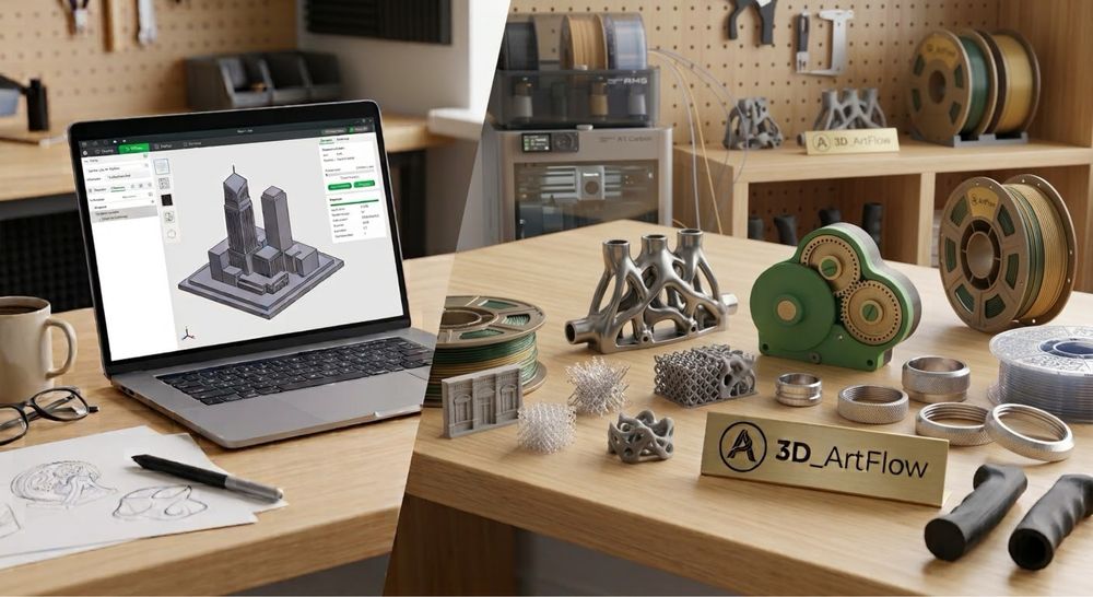 Якісний 3D-друк та моделювання (PETG, PLA) | 3D_ArtFlow