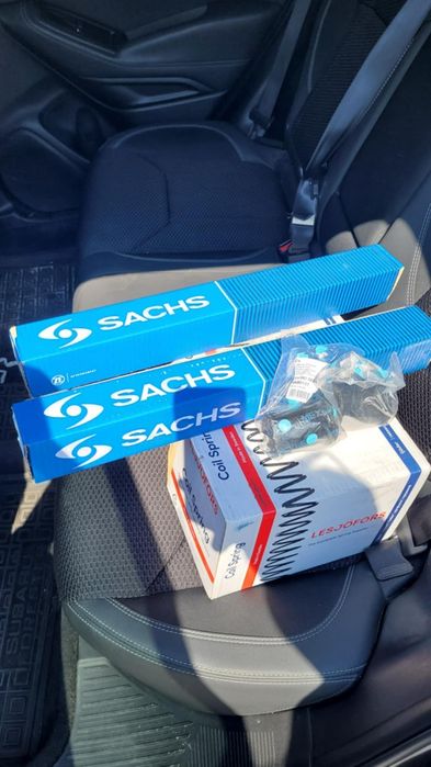 Амортизатори і пружини Daewoo Lanos + к-т для завищення