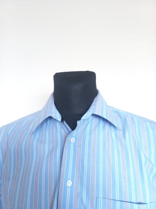 niebieska męska koszula Lorenzo Calvino