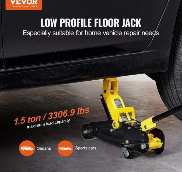 Macaco hidráulico de piso de perfil