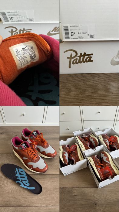 Nike Air Max 1 x Patta оригінал DO9549-200 37,5,38,5,44р