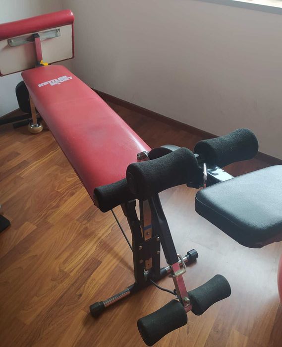 Banco de Exercícios Kettler Sport – Multifuncional modificado.