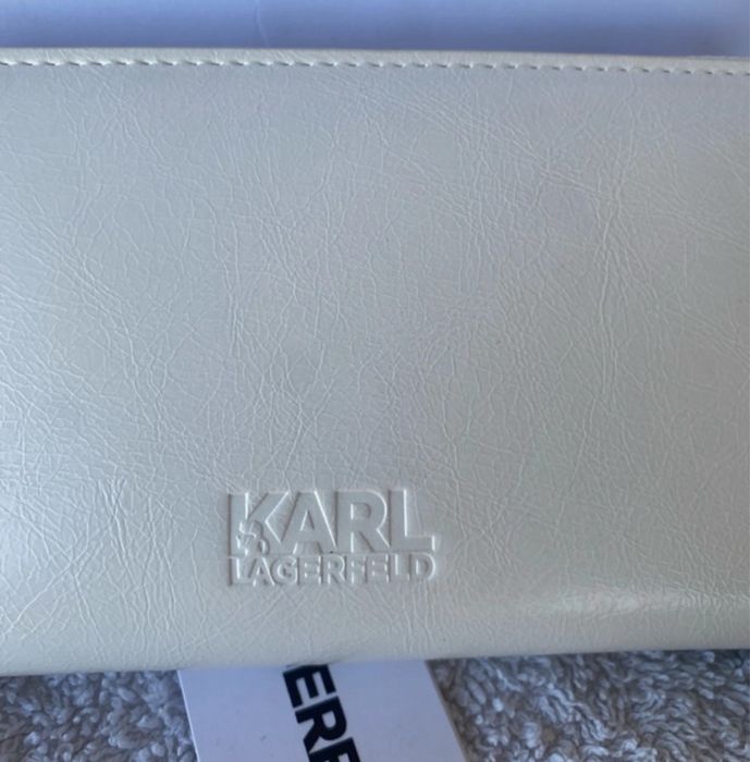 Carteira karl Lagerfeld branca