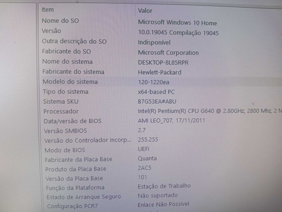 HP All in one PENTIUM + 6GB RAM + SSD