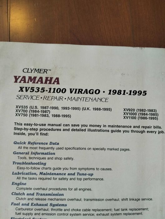 Clymer - Yamaha Virago (Manual Técnico)