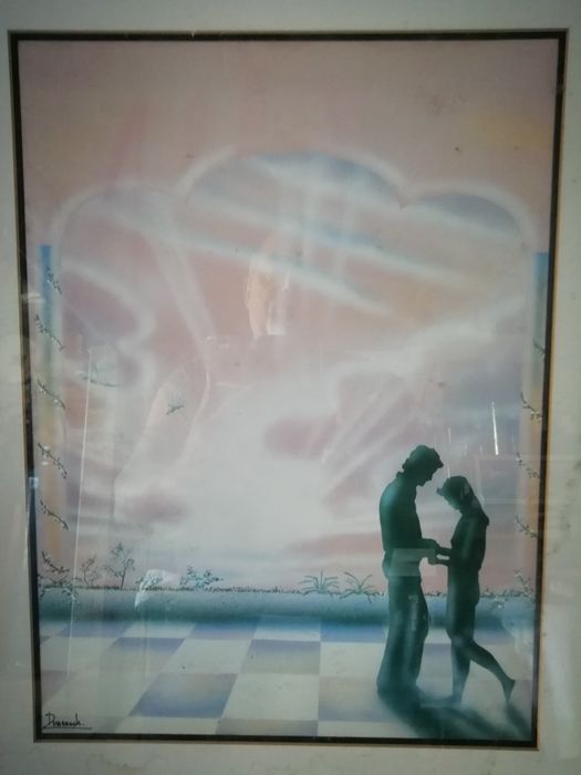 Quadro Simples Pintado Há Mão