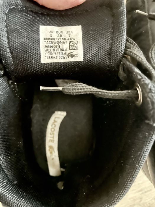Buty za kostkę Lacoste