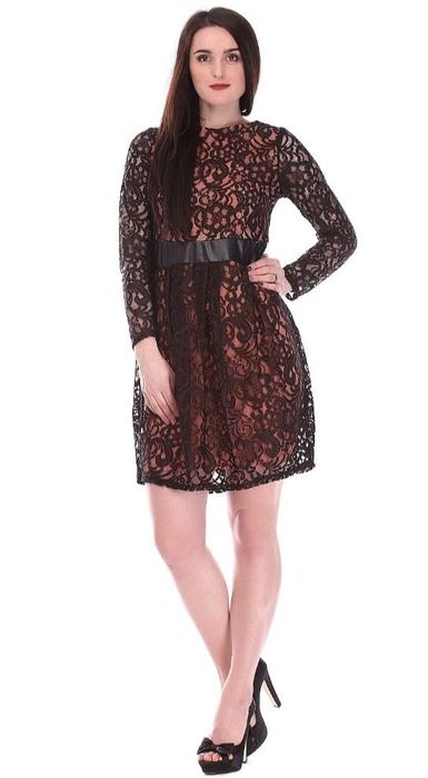 Ажурное кружевное платье
