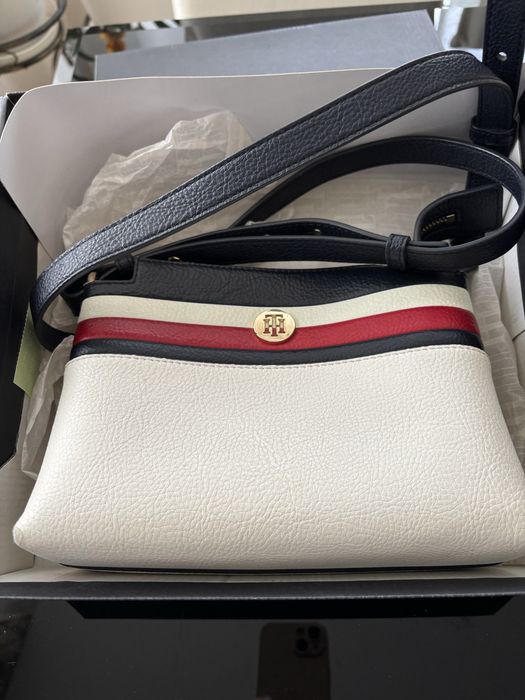 Сумка біла Томмі хілфігер