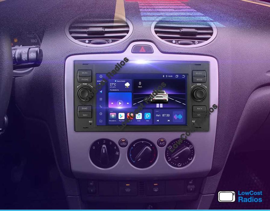 Auto Rádio GPS FORD Retos 7" • ANDROID 15• BT • USB • WIFI Focus Mondeo | CARPLAY • ANDROID AUTO