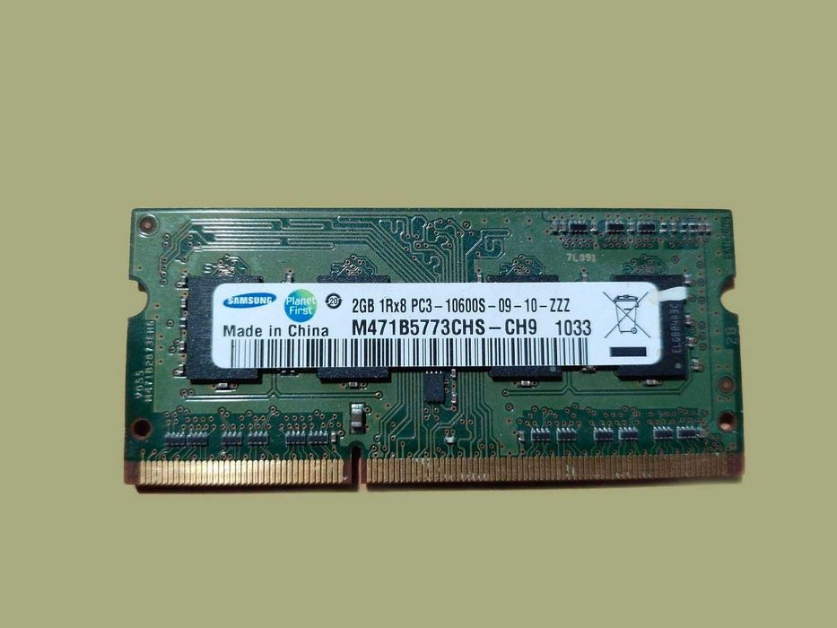 Оперативная память для ноутбуков DDR3 2х2 ГБ