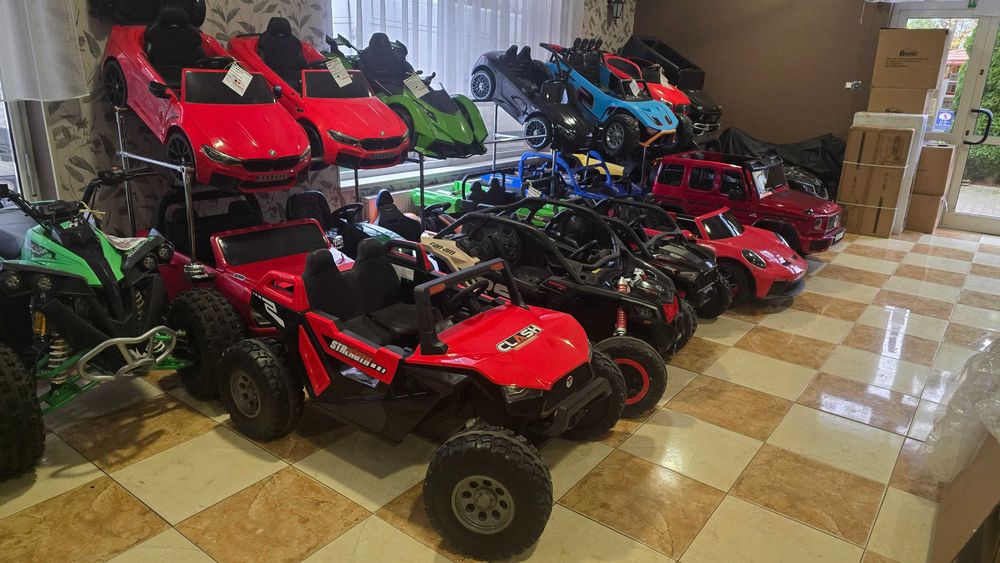 Sklep SHOWROOM AUTO samochód Akumulator Elektryczny QUAD Motor