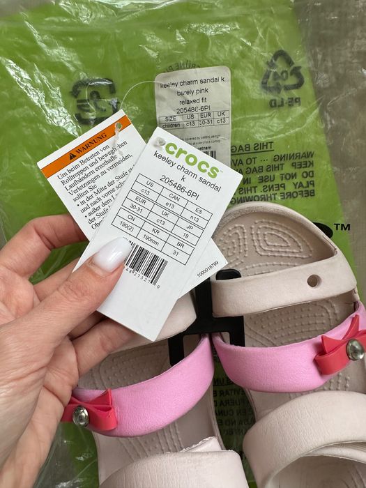 Босоножки Crocs c13 (30-31 размер) 19см