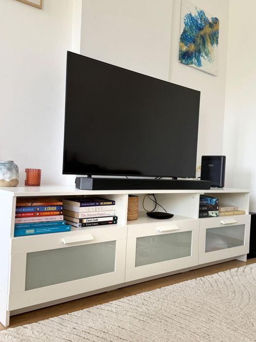 Móvel de TV IKEA Brimnes branco