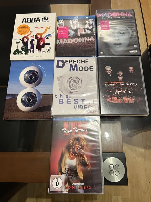 DVD música como novos