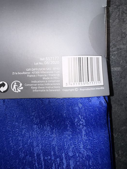 Zasłona niebieska 140x240