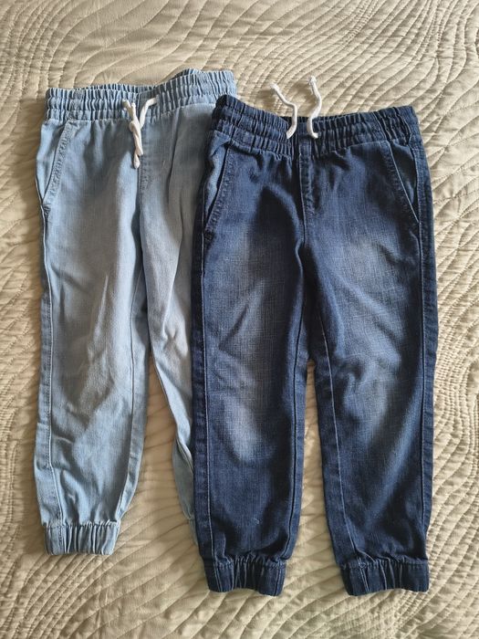 Dwie pary joggerów h&m r.98