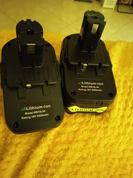 2 Baterias novas em caixa 18V 5500 mah