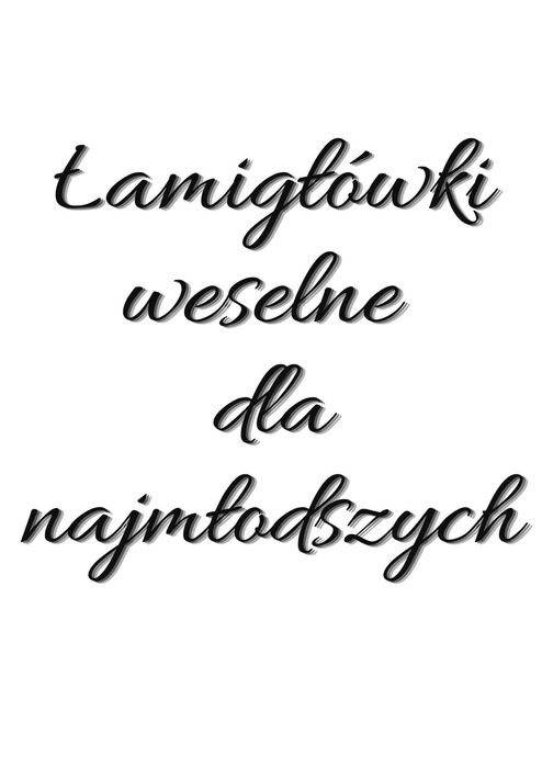 Łamigłówki / kolorowanki ślubne dla dzieci pdf