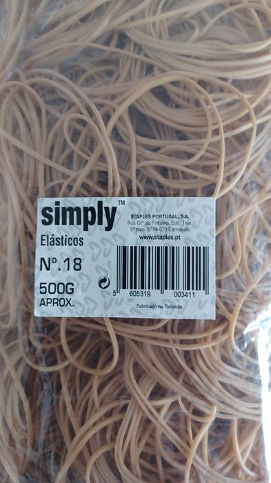 Saco de elásticos para papel n°. 18 (500 gr) - novo