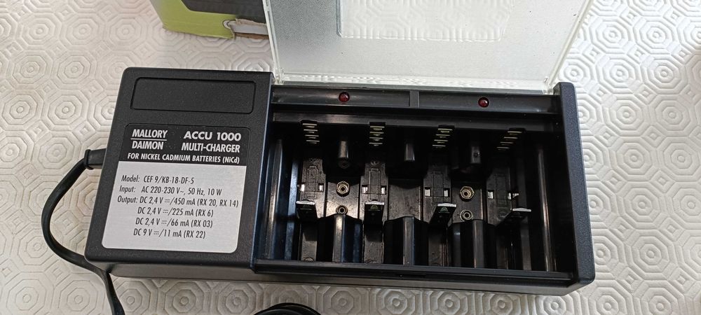 Carregador de pilhas nickel cadmio