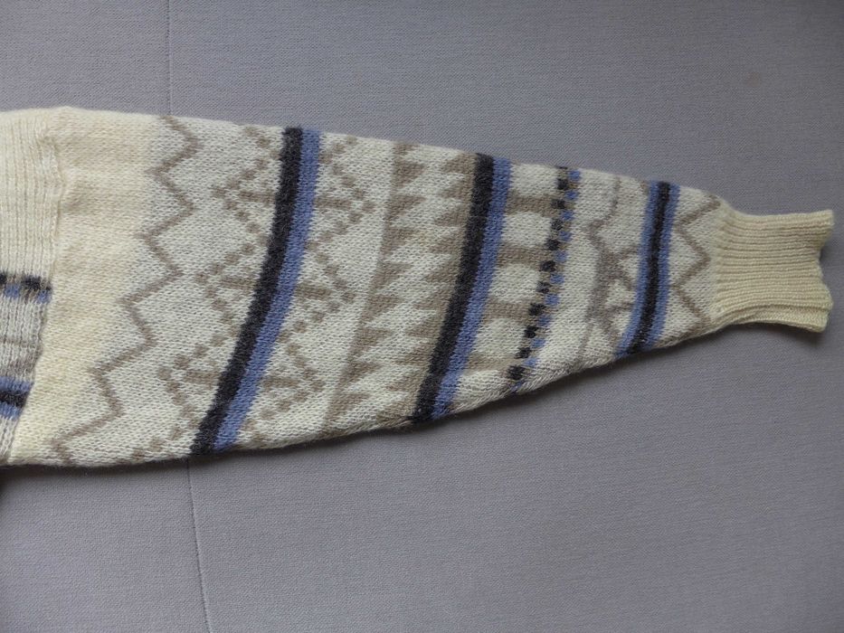 M L Iceland wełniany sweter islandzki UNISEX Vintage WEŁNA ISLANDZKA