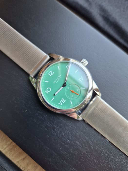 Nomos Club Campus 36 mm Electric Green