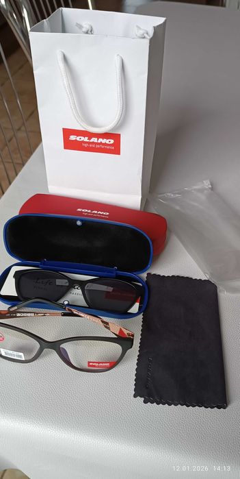 Okulary zerówki clip on Solano
